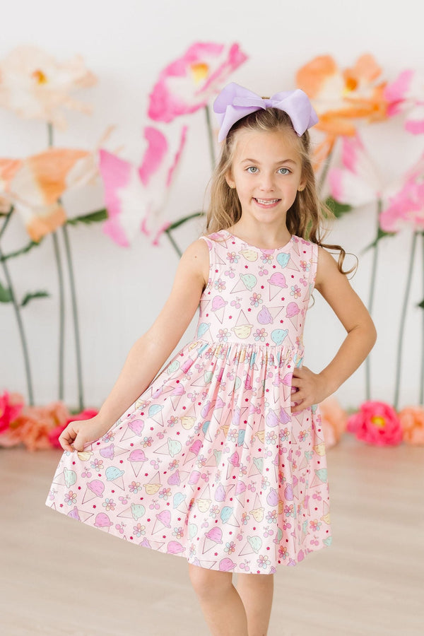 ice-cream-shout-tank-twirl-dress Mila &  Rose - Sophia's Style-Ice Cream & Shout Tank Twirl Dress-6-12M--1